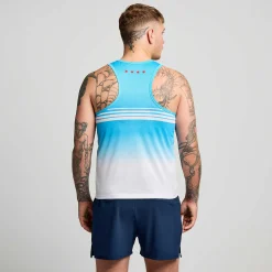 Saucony Chicago Stopwatch Graphic Singlet Chicago2024 Cheap