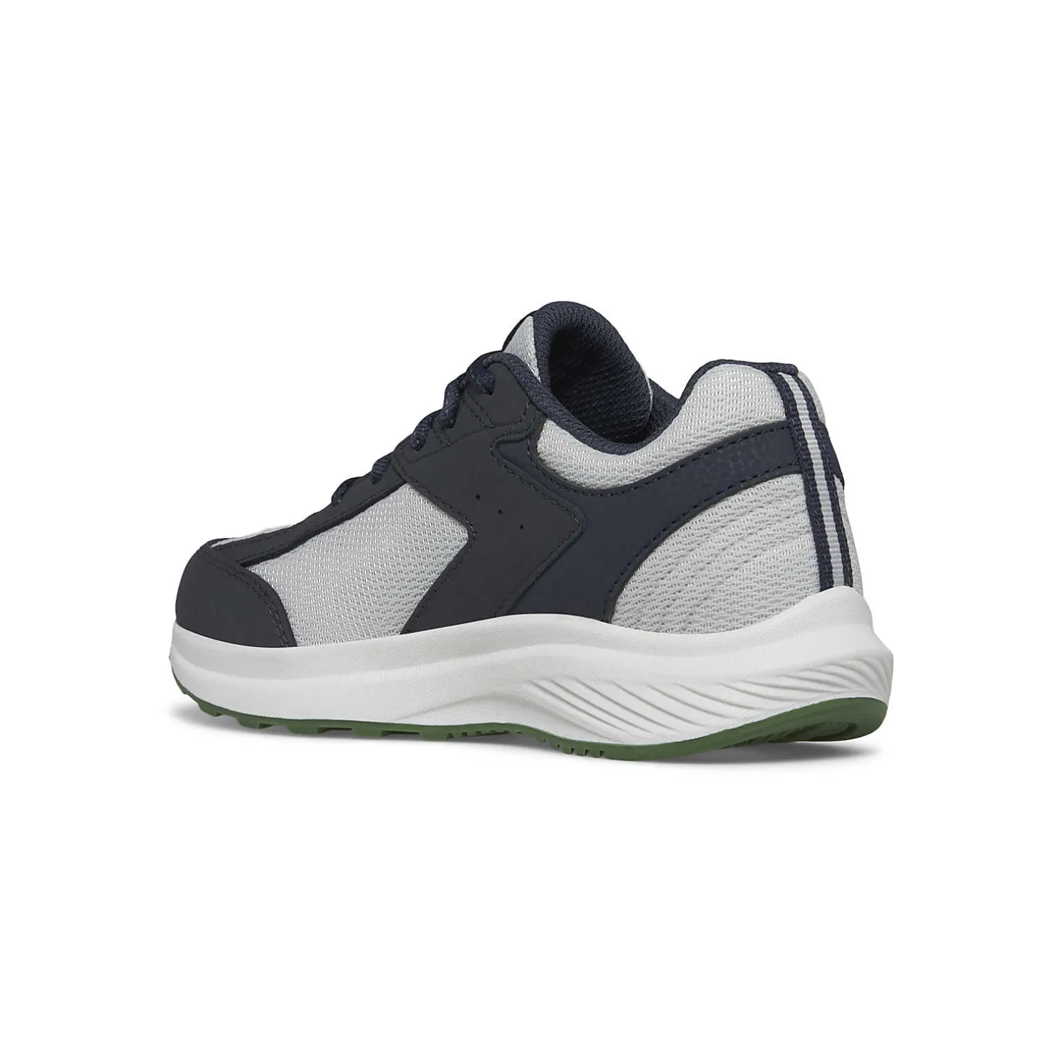 Saucony Cohesion KDZ Sneaker Navy/Grey/Green Clearance