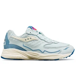 Saucony 3D Grid Hurricane Chromatic LightBlue Flash Sale