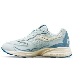 Saucony 3D Grid Hurricane Chromatic LightBlue Flash Sale