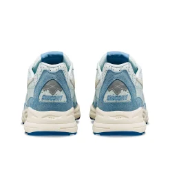 Saucony 3D Grid Hurricane Chromatic LightBlue Flash Sale