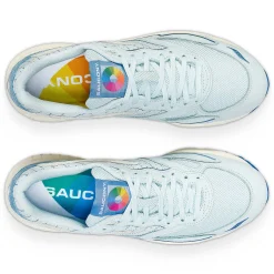 Saucony 3D Grid Hurricane Chromatic LightBlue Flash Sale