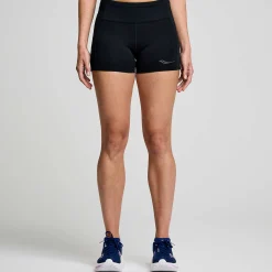 Saucony Fortify 3\" Hot Short Black Cheap