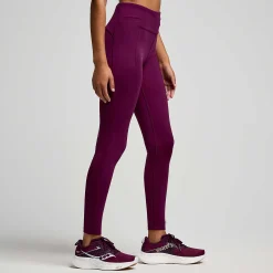 Saucony Fortify Crop Tight Eggplant Best Sale