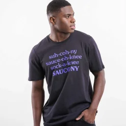 Saucony Frank Cooke X Rested T-Shirt Black Cheap