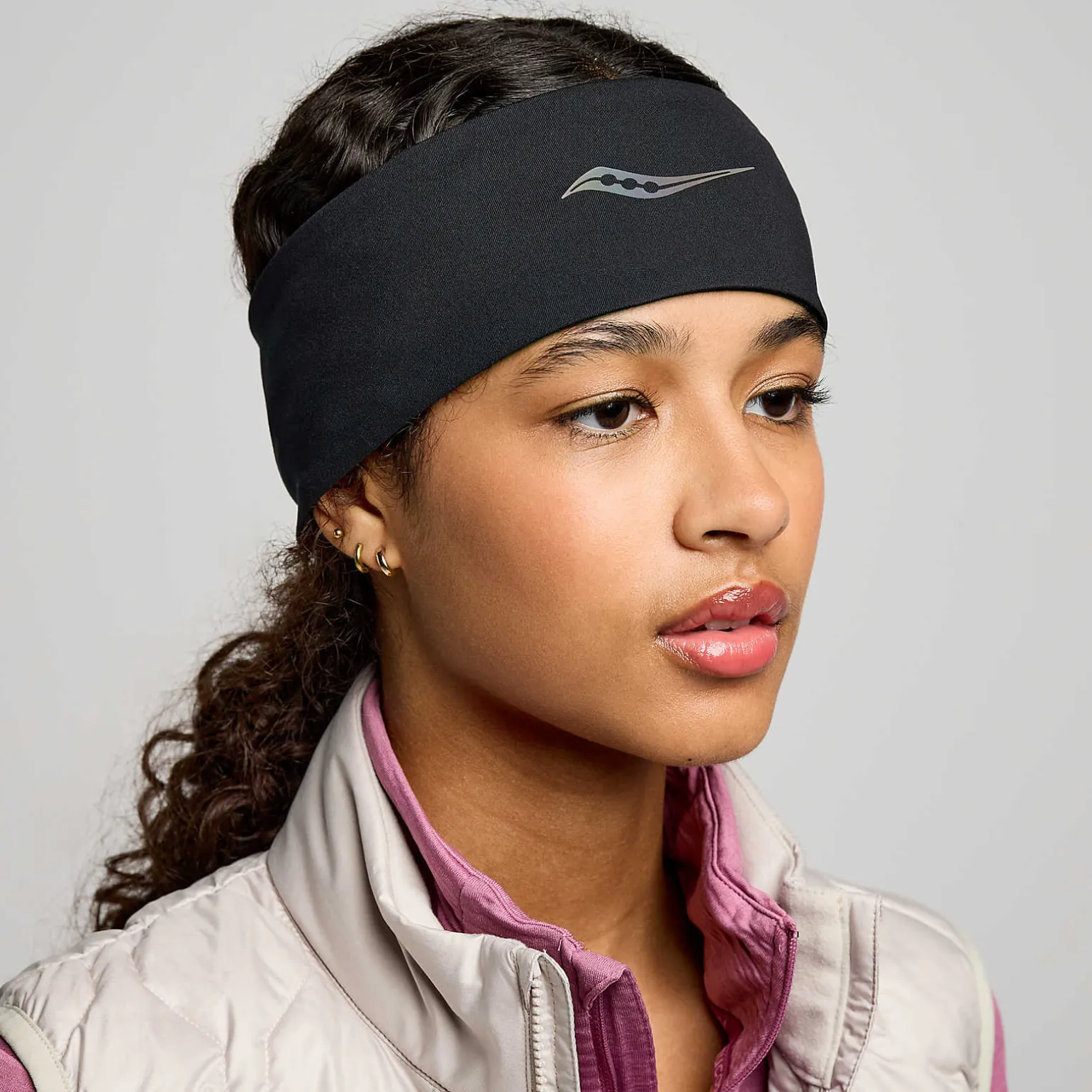 Saucony Hurricane Headband Black Cheap