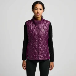 Saucony Hurricane Insulated Vest Eggplant Best Sale
