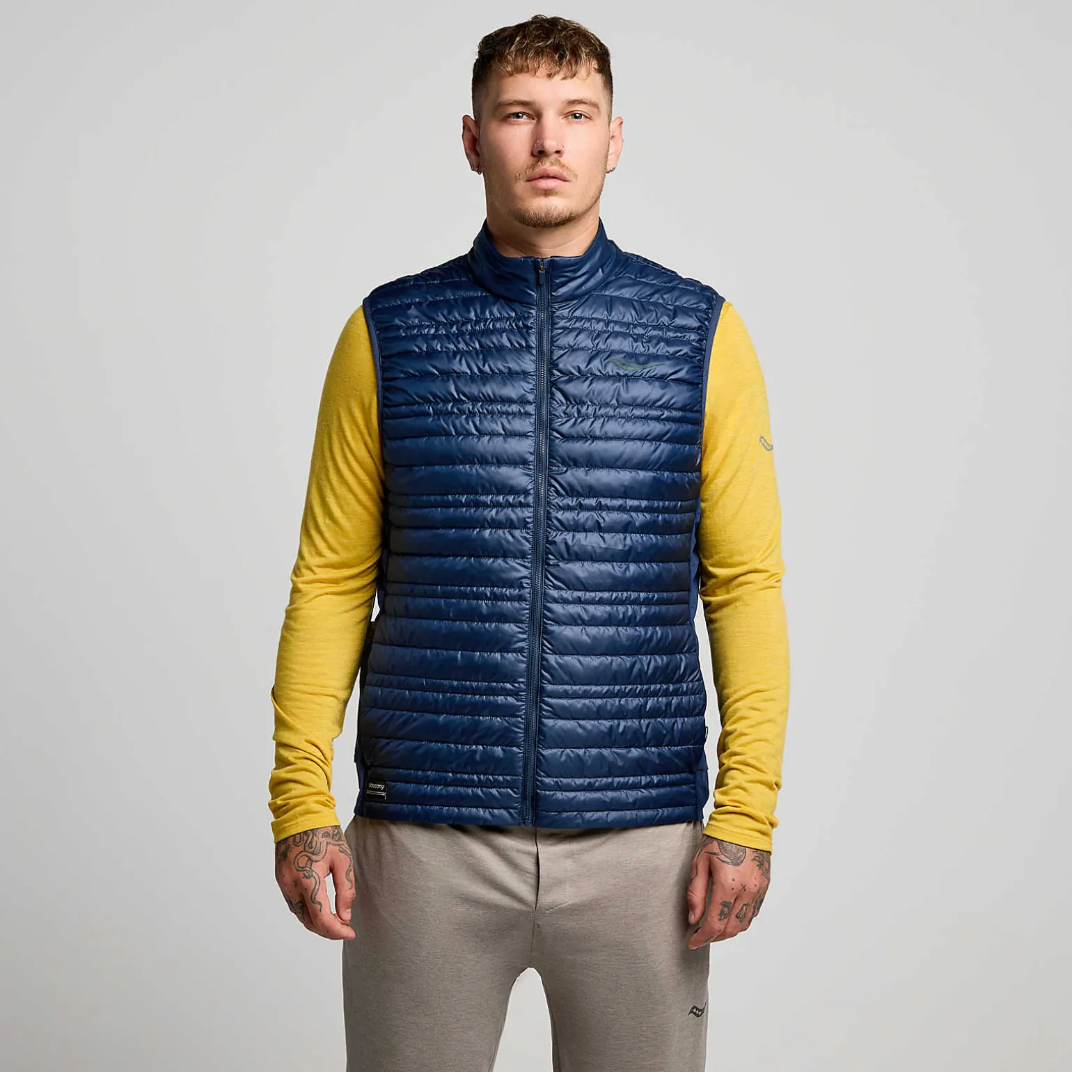 Saucony Hurricane Insulated Vest Navy Store