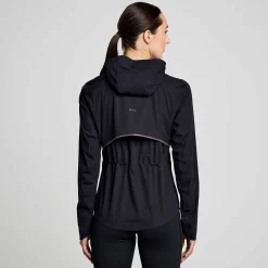 Saucony Hurricane Waterproof Jacket Black New