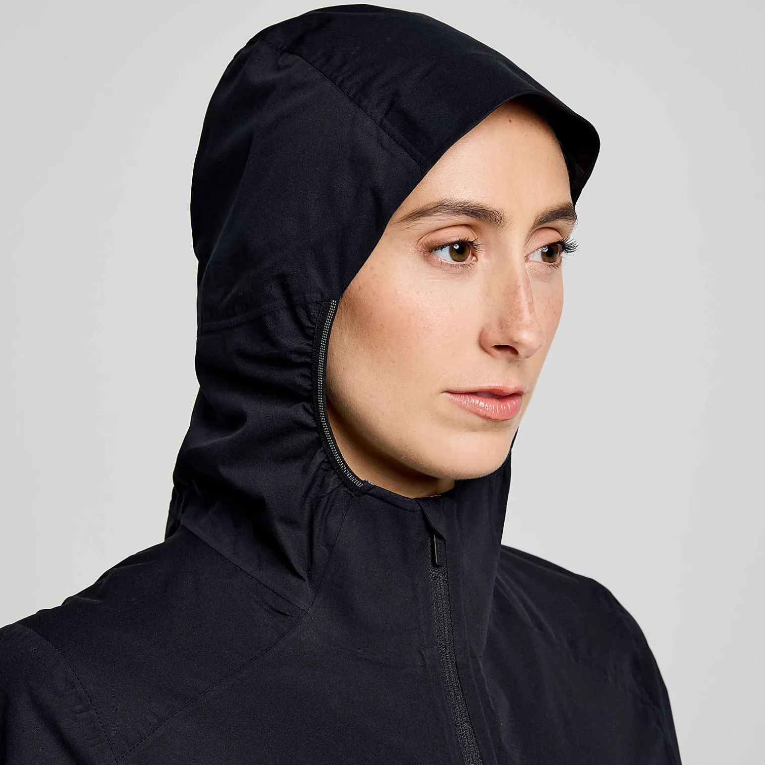 Saucony Hurricane Waterproof Jacket Black New