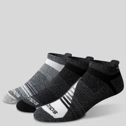 Saucony Inferno Merino Wool Blend No Show 3-Pack Sock GreyMarl Flash Sale
