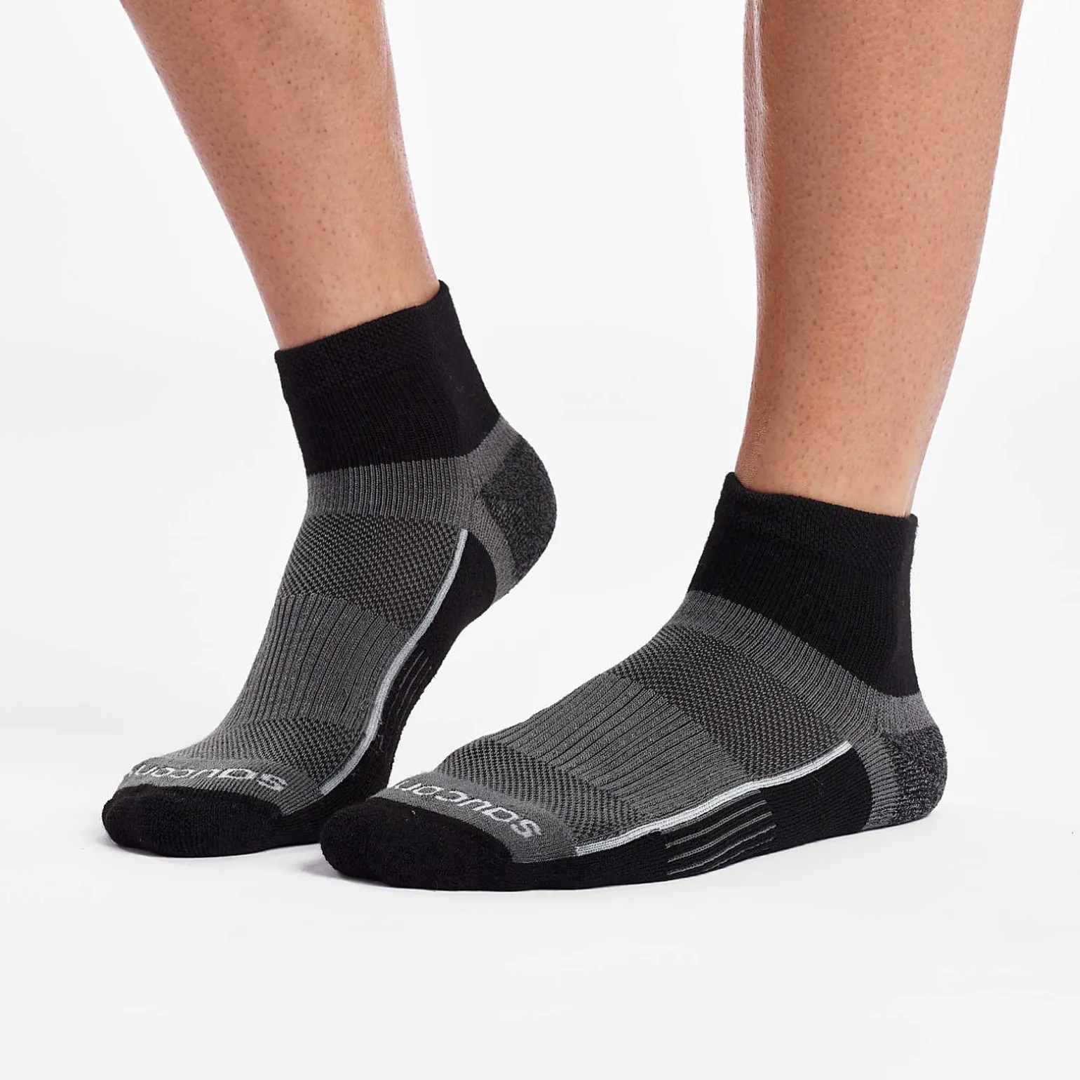Saucony Inferno Quarter 3-Pack Socks Black Best Sale