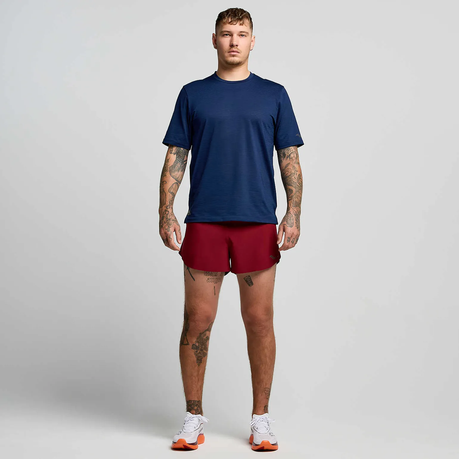Saucony Kinvara Short Sleeve Navy Hot