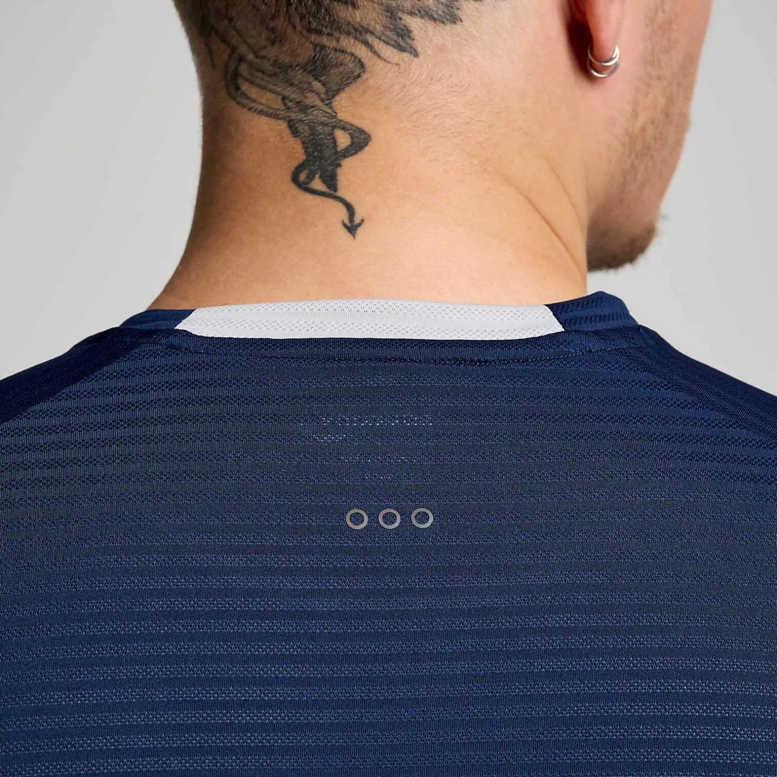 Saucony Kinvara Short Sleeve Navy Hot