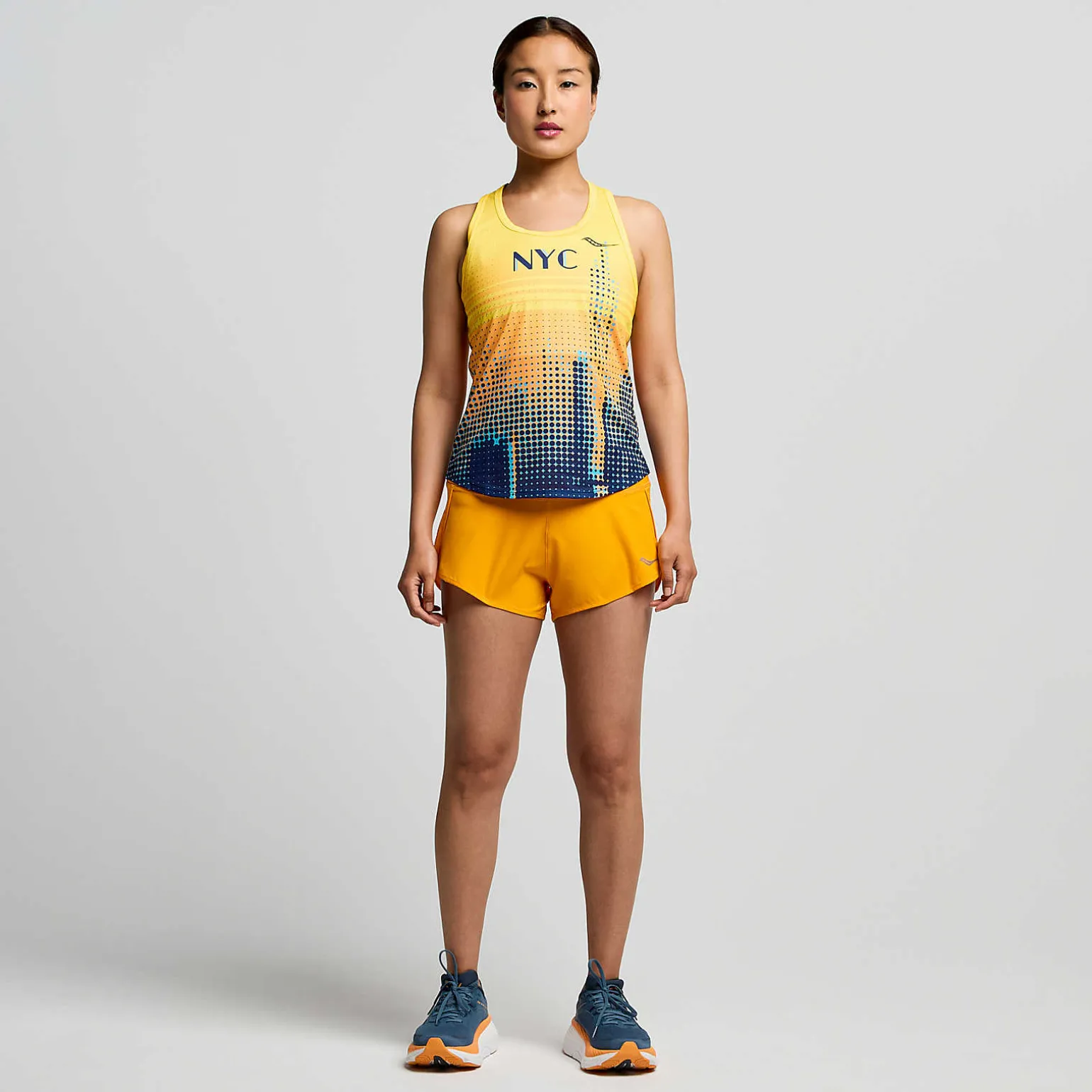 Saucony NYC Stopwatch Graphic Singlet NewYork2024 Cheap