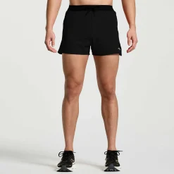 Saucony Outpace 3\" Short Black Sale