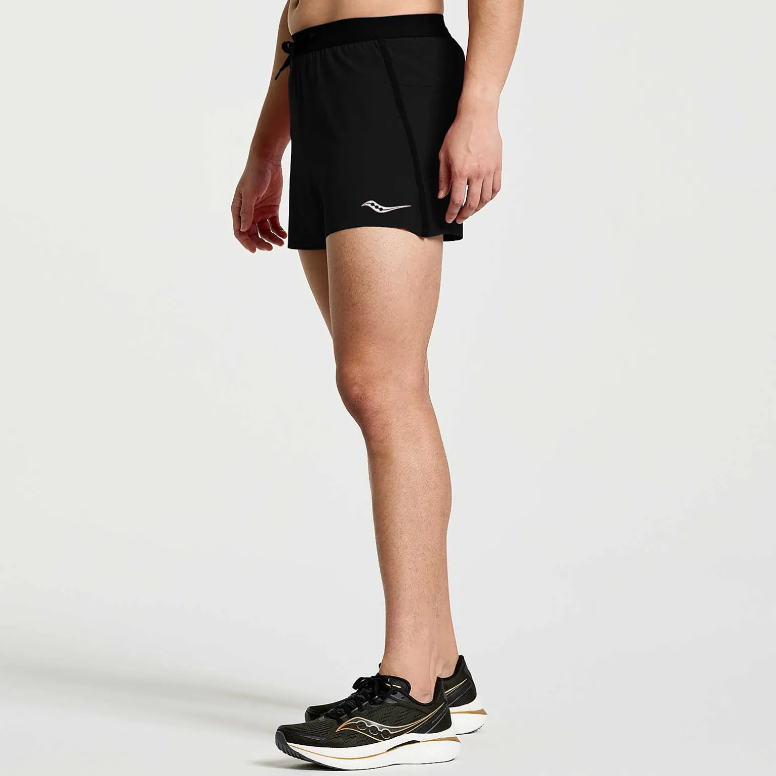 Saucony Outpace 3\" Short Black Sale