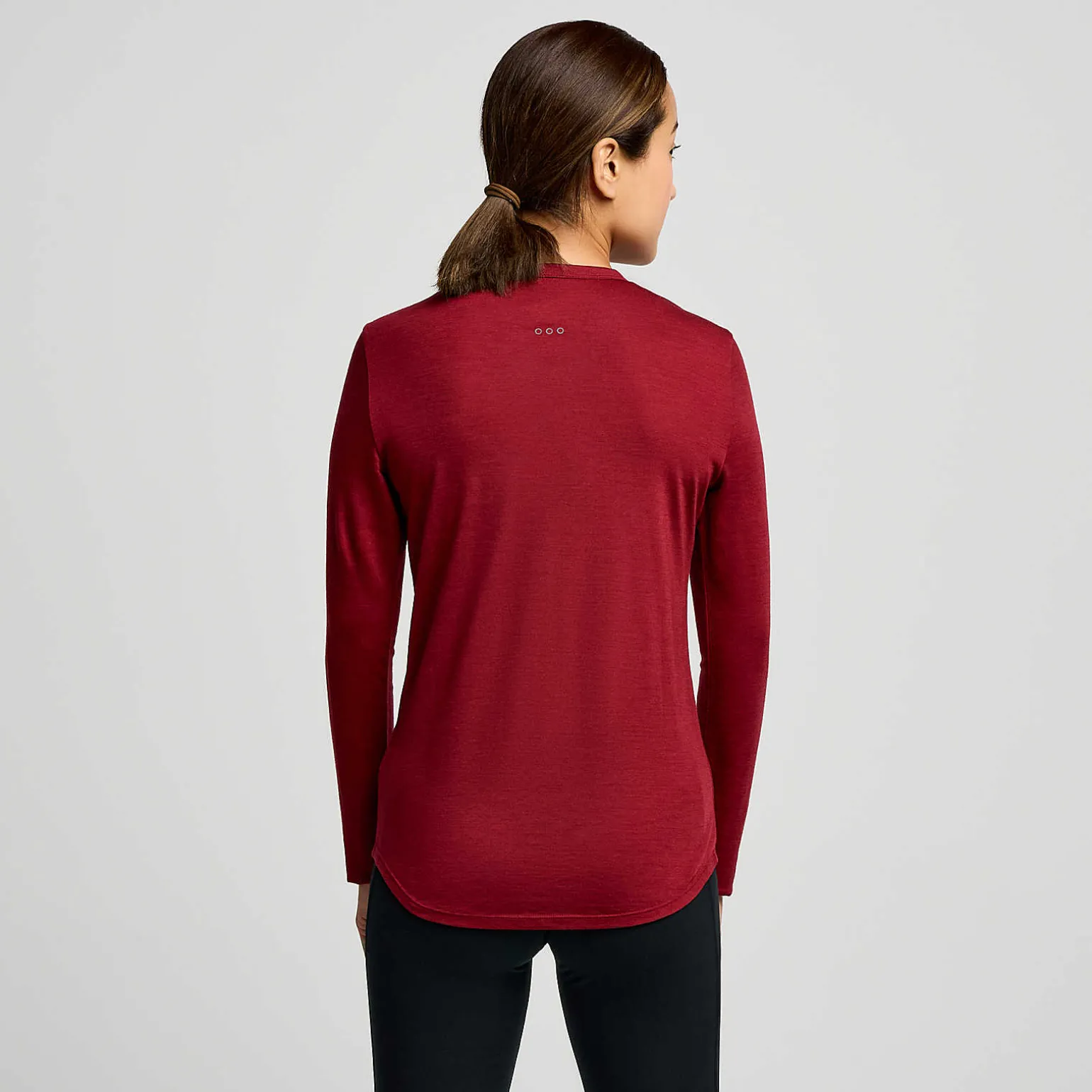 Saucony Peregrine Merino Long Sleeve Currant Outlet