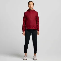 Saucony Peregrine Packaway Jacket Currant Outlet