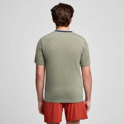Saucony Stopwatch Graphic Short Sleeve BoughHeatherGraphic Online