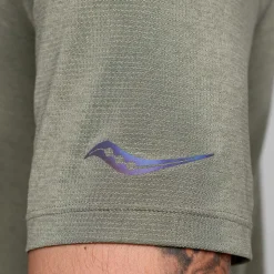 Saucony Stopwatch Graphic Short Sleeve BoughHeatherGraphic Online