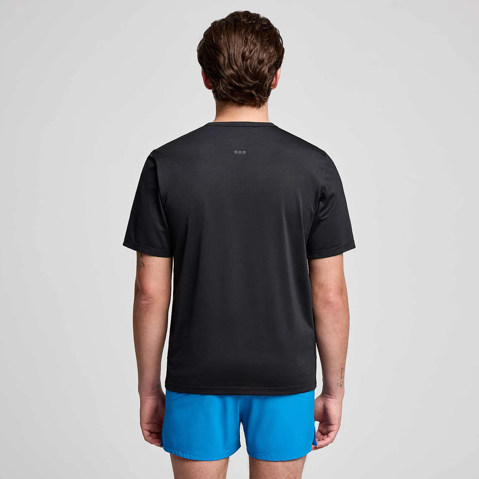 Saucony Stopwatch Short Sleeve Black Outlet