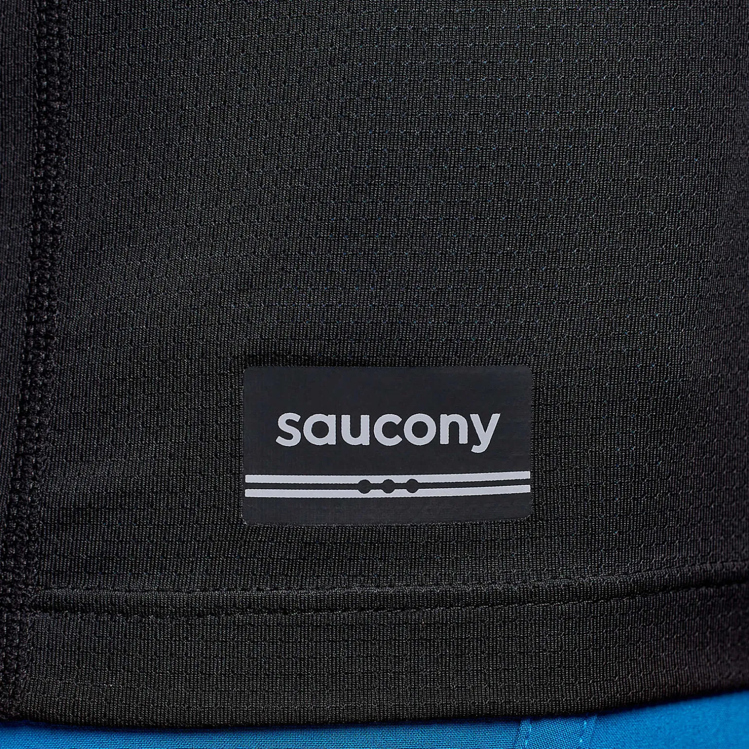 Saucony Stopwatch Short Sleeve Black Outlet
