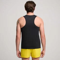 Saucony Stopwatch Singlet Black Online