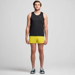 Saucony Stopwatch Singlet Black Online