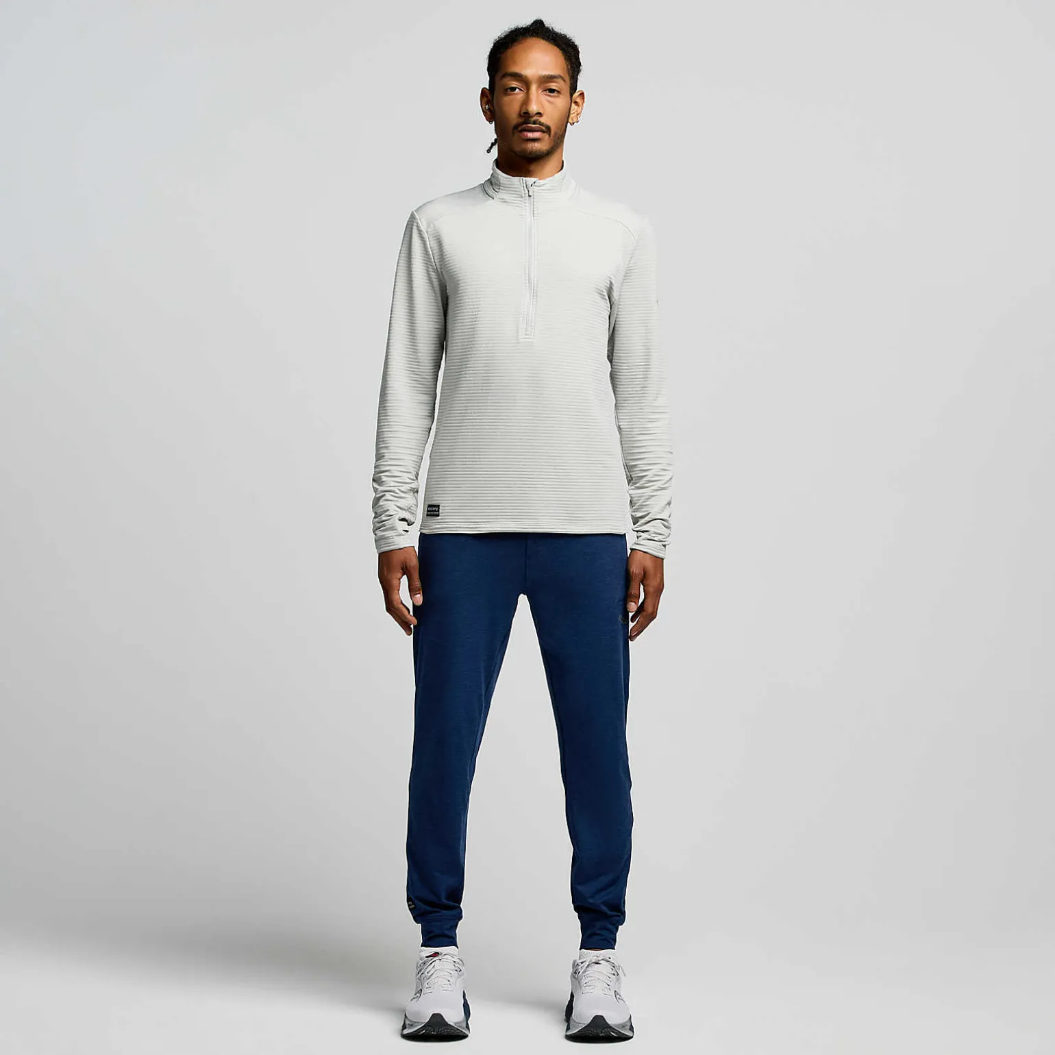 Saucony Triumph 3D 1/2 Zip GreyHeather Sale